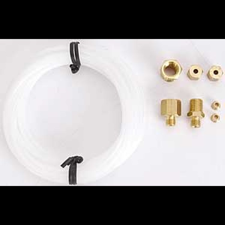 16" Plastic Tubing for 1/8" -27 and 1/4" -18 NPT adapters