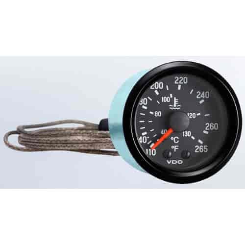 Cockpit Temperature Gauge with 144" Capillary 2-1/16" mechanical