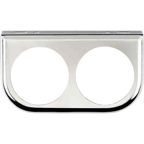 2 Gauge Mounting Bracket For 2-1/16" Gauges Chrome