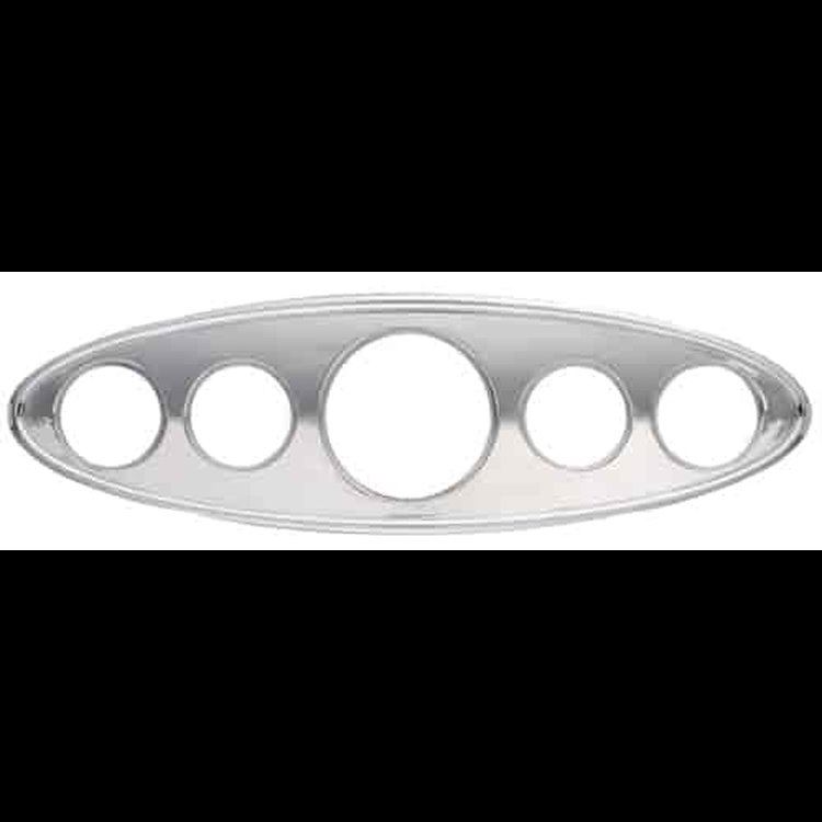 Fully Polished 5 Hole Universal Billet Dash Panel