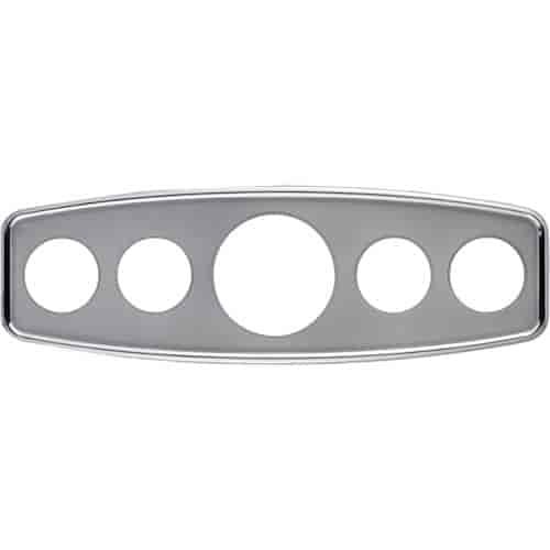 Bead Blasted 5 Hole Rectangle Panel Dash Panel