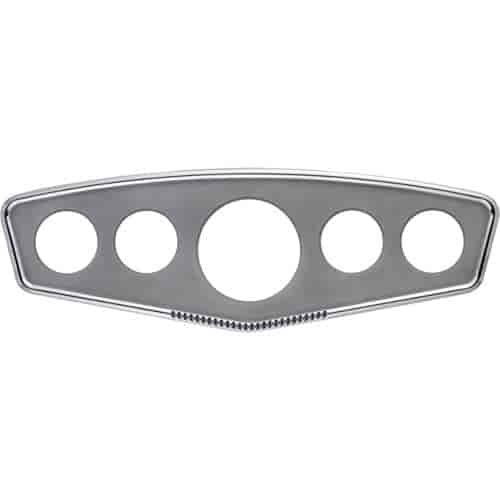 Bead Blasted 5 Hole Hot Rod Billet Dash Pane