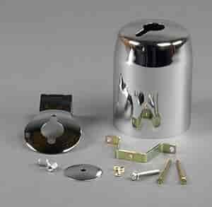 3 3/8" Gauge Mounting Cup Chrome