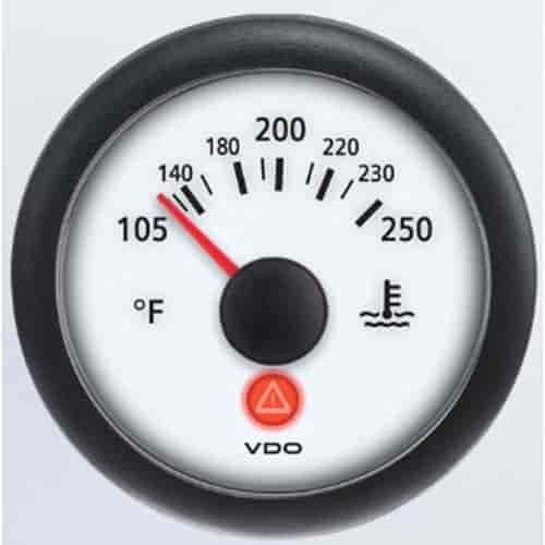 Viewline Ivory Water Temperature Gauge 250° F