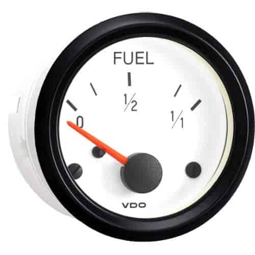 Cockpit White Fuel Gauge and ALAS Fuel Sender Kit