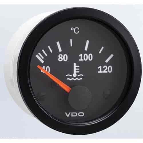 Vision Black 120 C Water Temperature Gaug