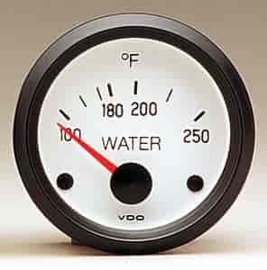 Cockpit White Water Temperature Gauge 250° F