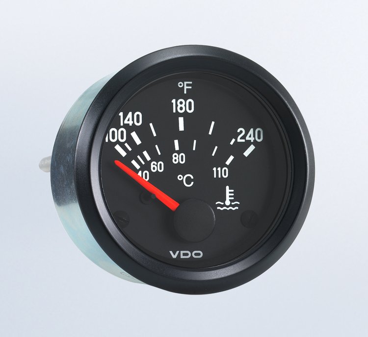 Cockpit International 240 F /110 C Water Temperature Gaug
