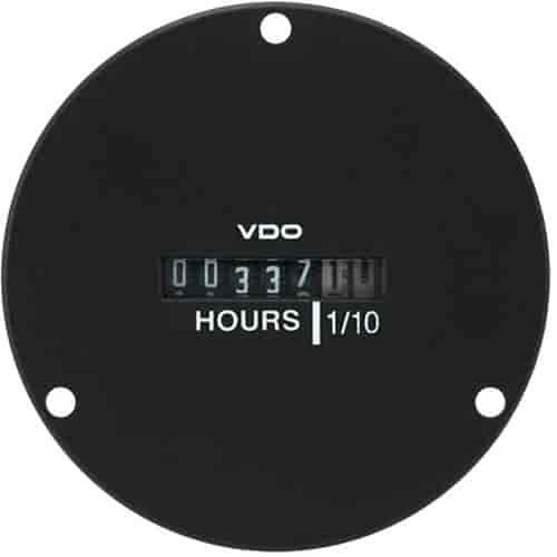 3-Hole Flange Hourmeter 12-60V