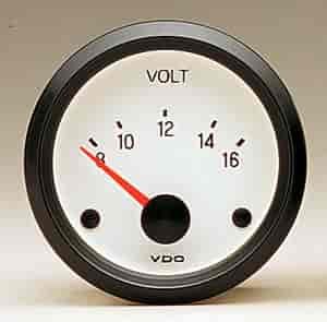 Cockpit White Voltmeter 12 volts