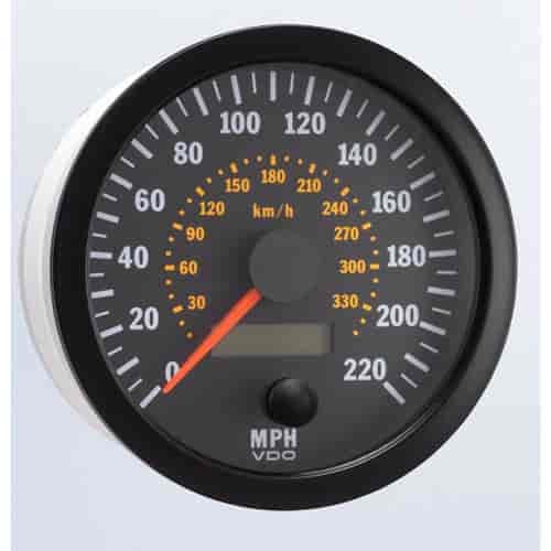 Vision 4" Speedometer 220 mph