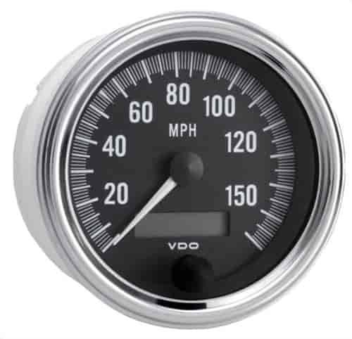 Series 1 160MPH 3 3/8 Electronic Speedometer with Autocalibration