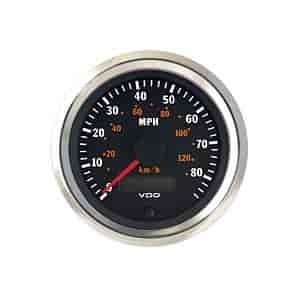 Vision 3-3/8" Speedometer 85 mph