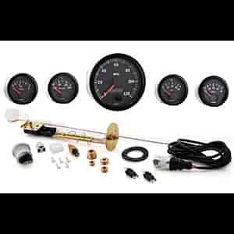 Complete VDO Instrument Kit 3-3/8" diameter speedometer