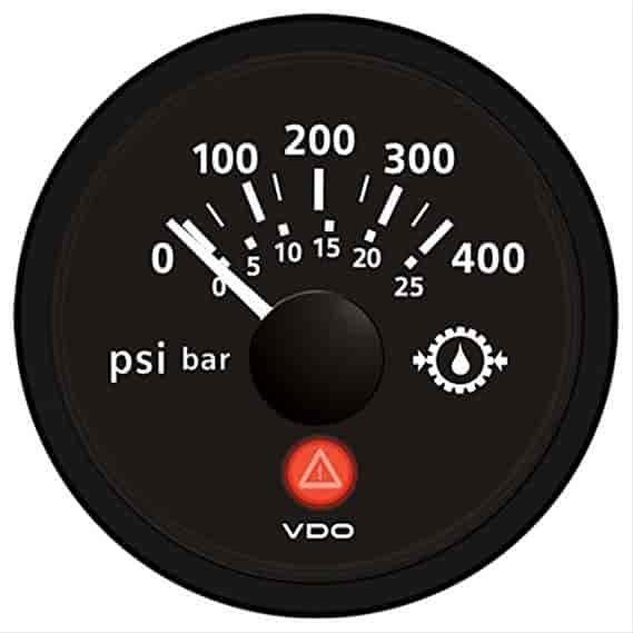 GEAR PRESS GAUGE 0-400PSI