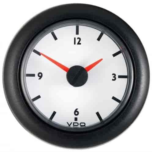 Viewline Ivory Analog Clock 12V