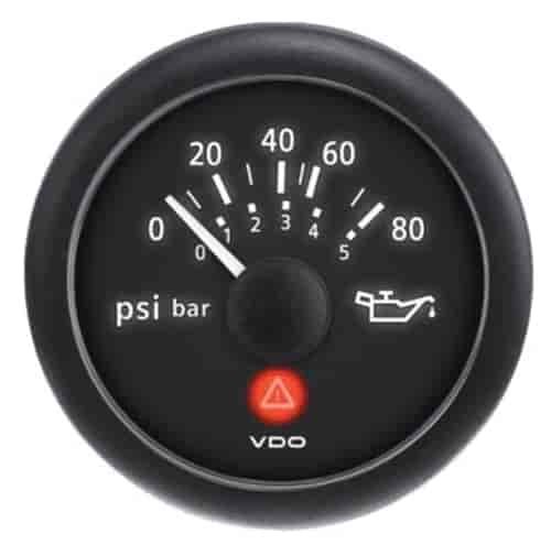 Viewline Onyx Oil Pressure Gauge