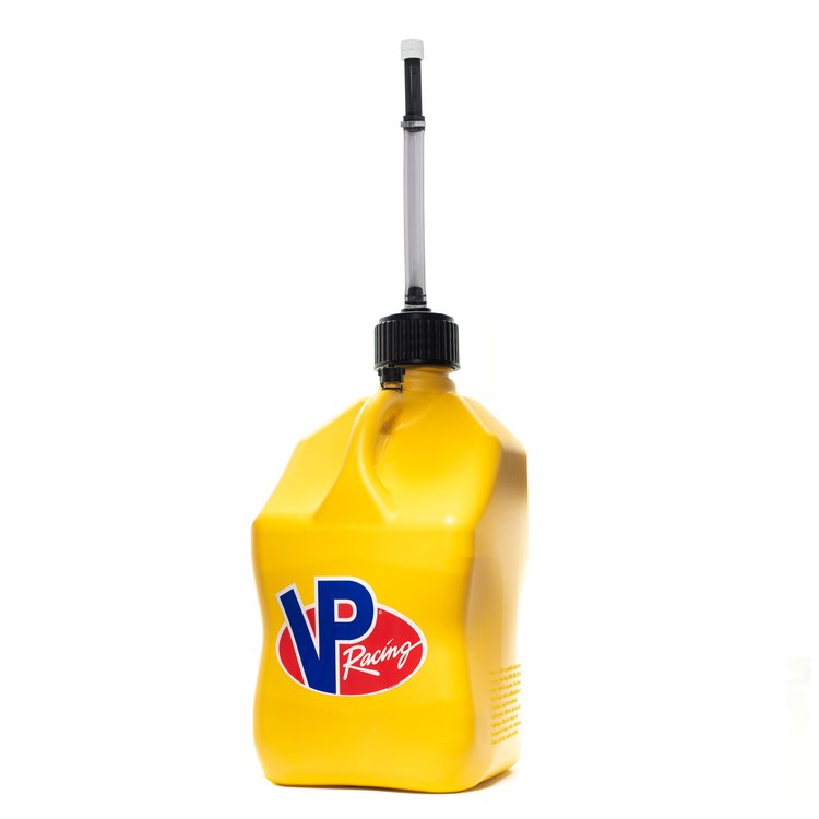 3556-CA Yellow Square 5.5 Gallon Motorsport Container W/ Deluxe Hose
