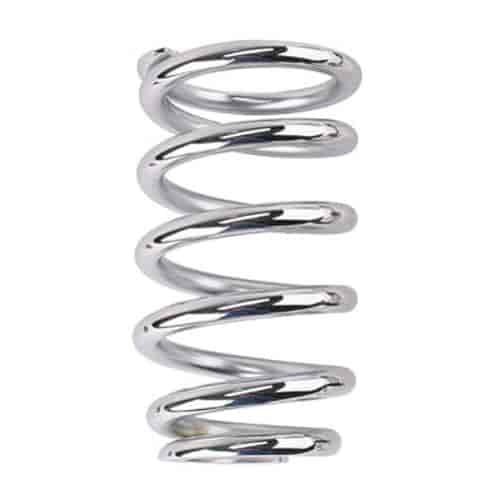 Chrome Tapered Coil-Over Springs Length: 10"