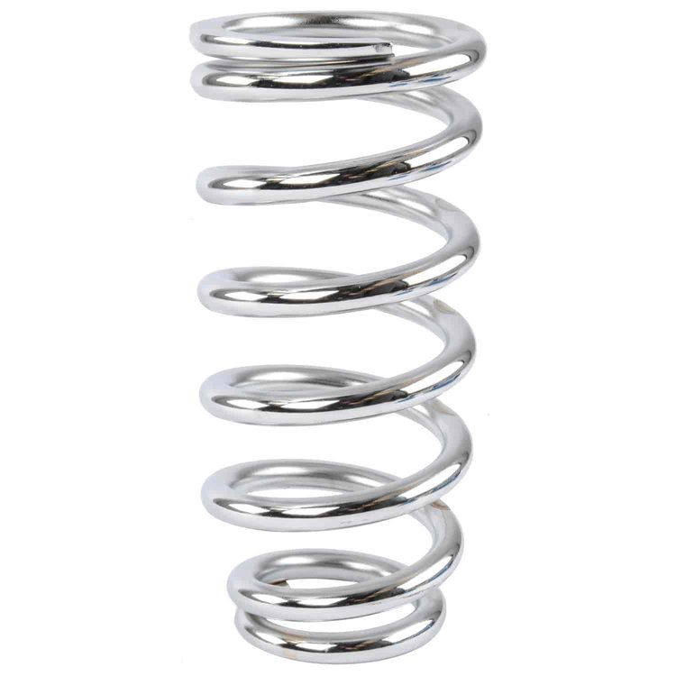 Chrome Tapered Coil-Over Springs Length: 10"