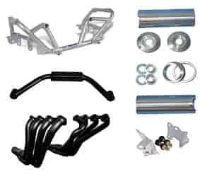 K-Member Kit With Coil Overs 1979-93 Mustang To Chevy Includes: