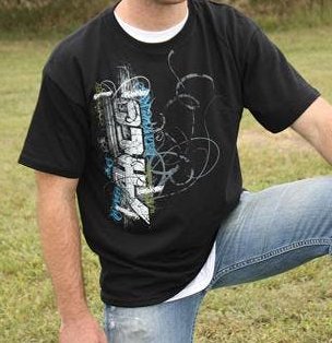 Racing Black Graphic T-Shirt