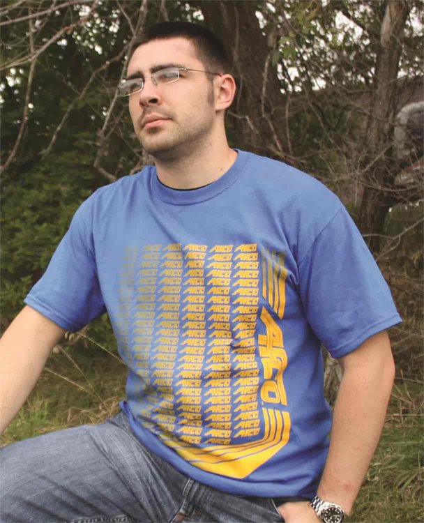 T-SHIRT-AFCO RACING BLUE