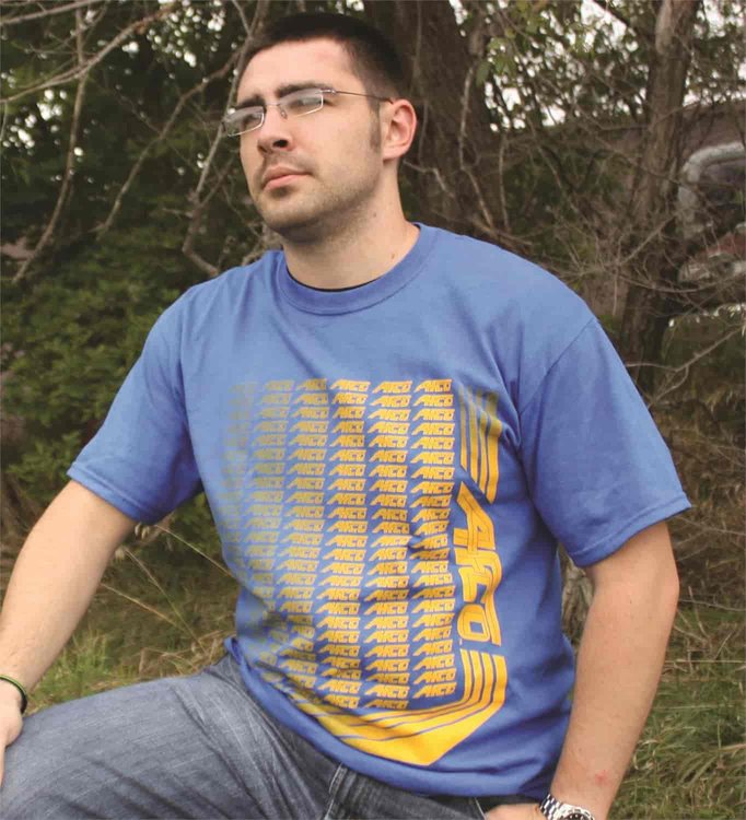 T-SHIRT-AFCO RACING BLUE
