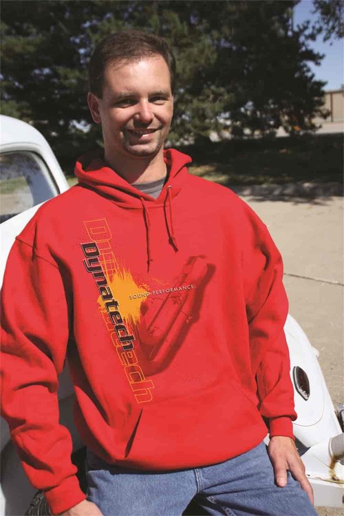 DYNATECH HOODIE RED M