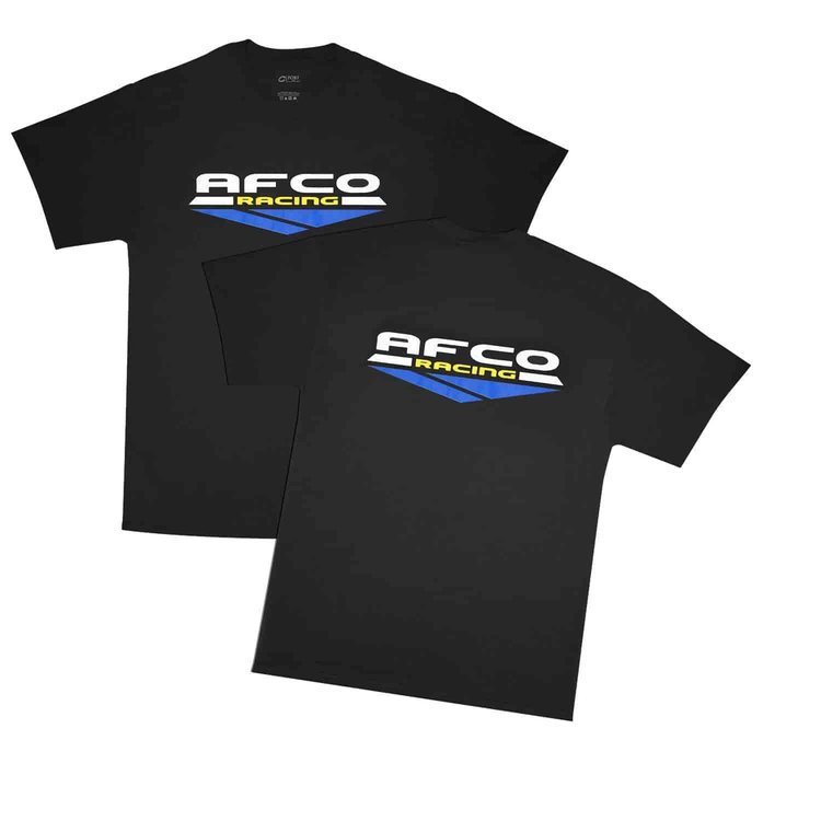 AFCO TEE SHIRT JET BLACK