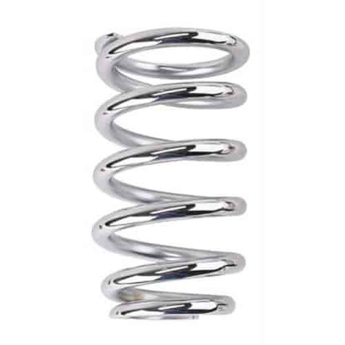 Chrome Tapered Coil-Over Springs Length: 8"