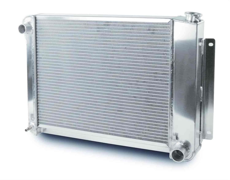 Direct-Fit Satin Aluminum Radiator [1967-1969 Chevy Camaro Small Block V8]