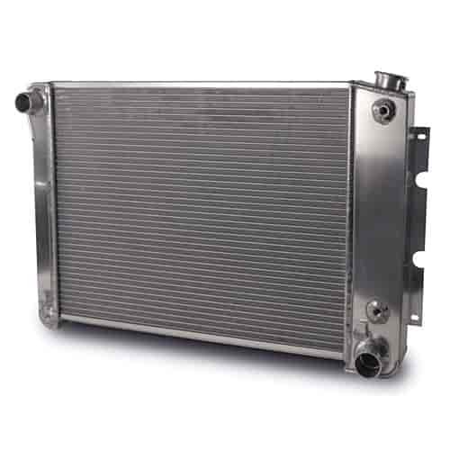 Direct-Fit Aluminum Satin Radiator with Transcooler 1967-69 Chevrolet Camaro