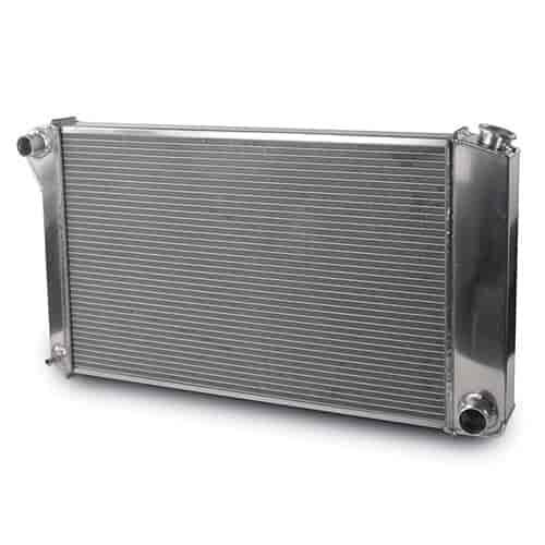 Direct-Fit Satin Aluminum Radiator [1968-1977 GM A-Body/B-Body]
