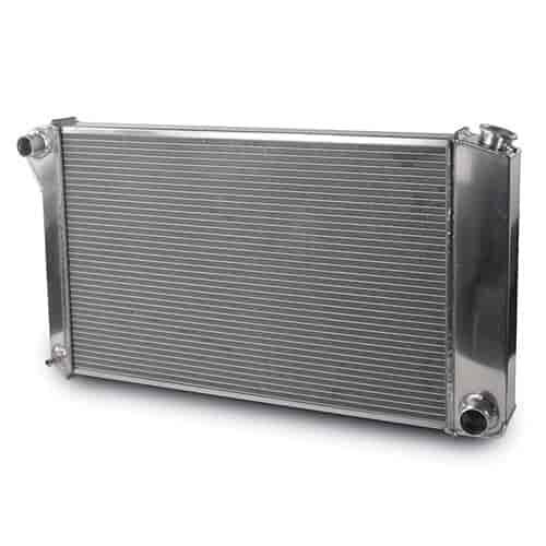 Direct-Fit Satin Aluminum Radiator [1968-1977 GM A-Body/B-Body]