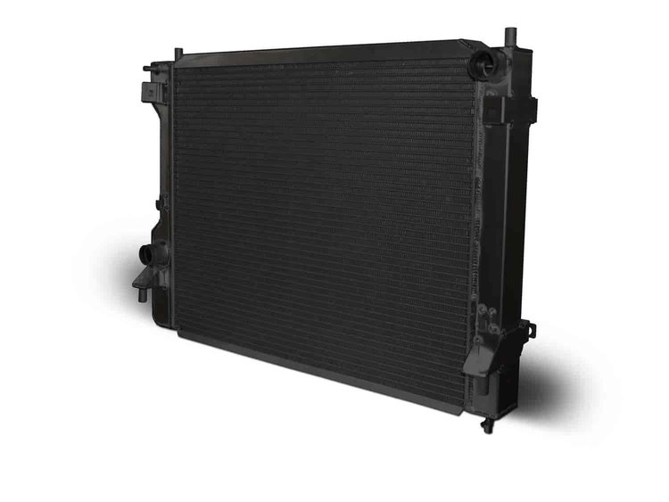 Direct-Fit Black Aluminum Radiator [Ford Mustang GT]