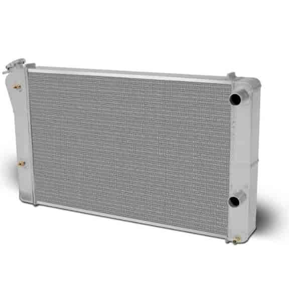 Direct-Fit LS Swap Satin Aluminum Radiator [1968-1977 GM A-Body/B-Body]