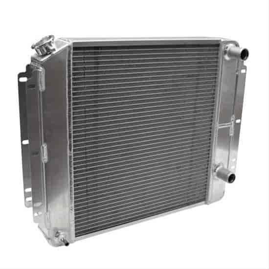 Direct-Fit LS Swap Polished Aluminum Radiator [1962-1967 Chevy II/Nova]