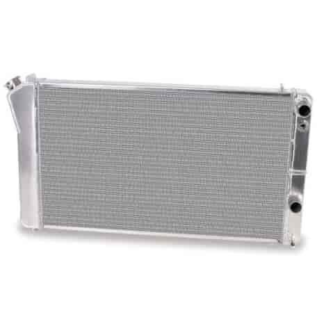 Direct-Fit LS Swap Satin Aluminum Radiator [1970-1981 Pontiac Firebird Trans Am]