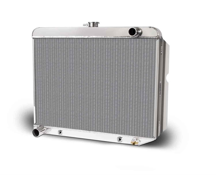 Direct-Fit Polished Aluminum Radiator [Chrysler A-Body, B-Body, E-Body]