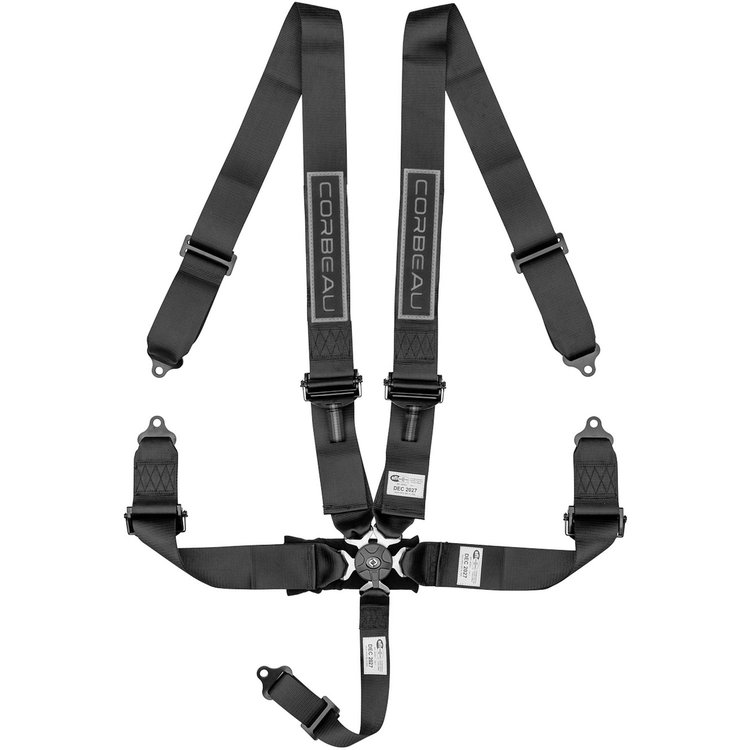 53001B 3 in. Harness Belt, 5-Point, Camlock, Bolt-In [Black]