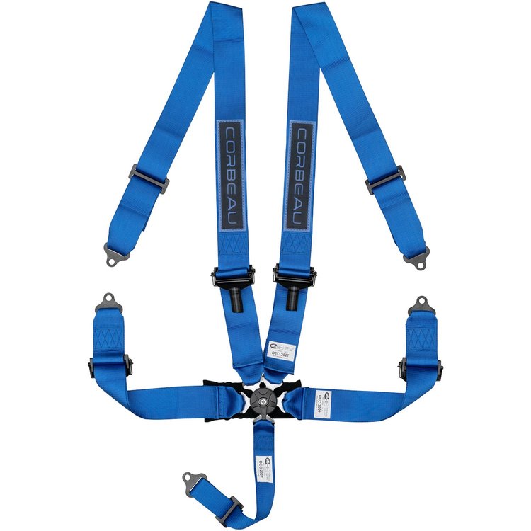 53005B 3 in. Harness Belt, 5-Point, Camlock, Bolt-In [Blue]