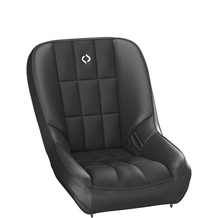 62202B Baja Low Back Fixed-Back Suspension Seat [Black Vinyl/Cloth]