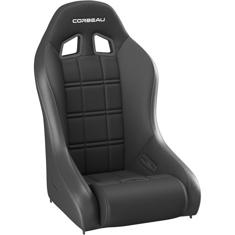 68802B Baja XP Fixed-Back Suspension Seat [Black Vinyl/Cloth]