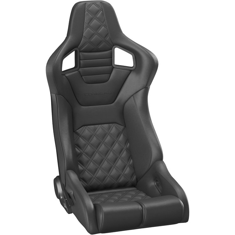 84912PR RRB Reclining Seats [Black/Carbon Vinyl Black Diamond Stitch]
