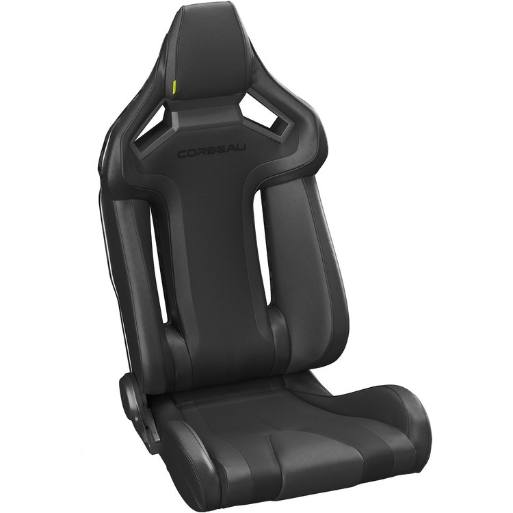 93912PR FXR Reclining Seats [Black Vinyl/Cloth/Perf Vinyl/Forged Carbon Fiber Shell]