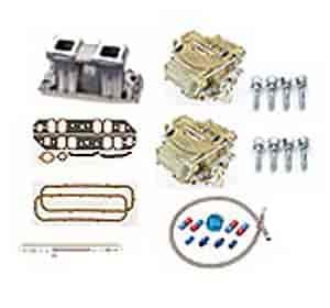 Tunnel Ram Carb and Intake Kit Rectangular port cylinder heads