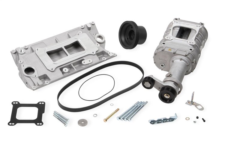142 Series Supercharger Kit Small Block Chevy, Vortec L31 Fastburn Heads