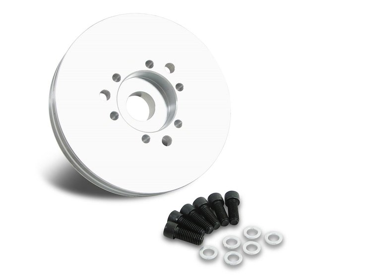 Accessory Drive Pulley - 2V 1-1/4" Thick, 2-1/4" Register