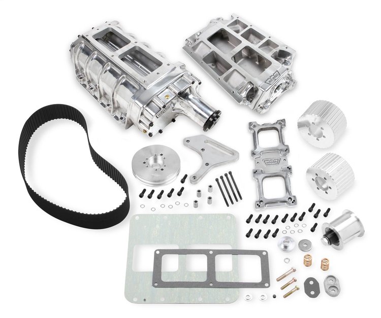 6-71 Supercharger Kit Big Block Chevy (Standard Deck) Drive Pitch: 1/2"